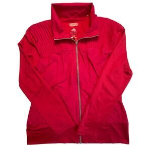 Adidas Adizero Climalite Lightweight Running Jacket Women’s Size M Bright Pink